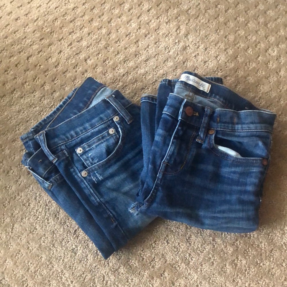 Two for one Madewell jeans!!